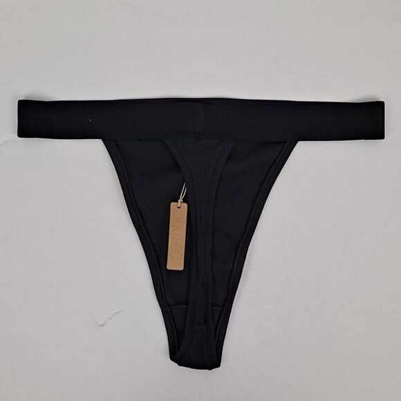 SKIMS ladies ribbed knit thong NWT - Picture 6 of 7
